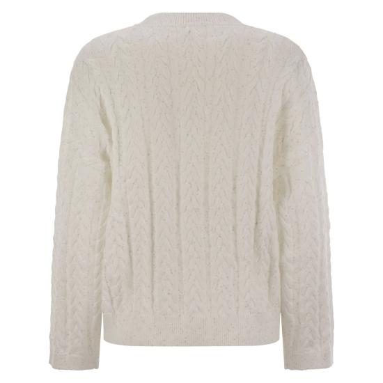 25SS 브루넬로 쿠치넬리 스웨터 MDV798102 WHITE - BRUNELLO CUCINELLI