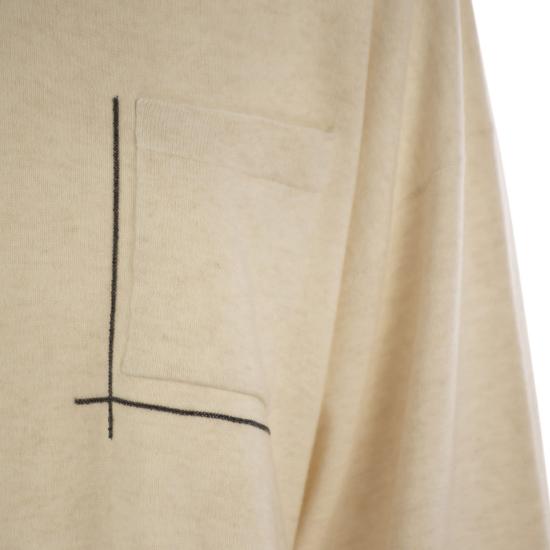 25SS 브루넬로 쿠치넬리 스웨터 M16244700 CREAM - BRUNELLO CUCINELLI