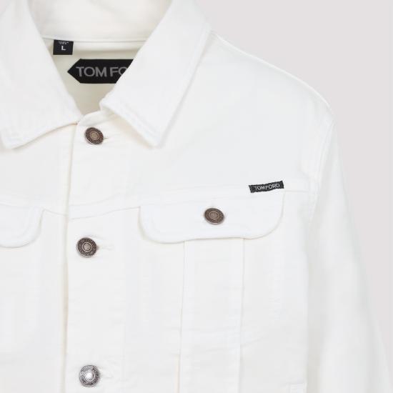 25SS 톰포드 데님 자켓 GID083 DEX235 AW017 OFF WHITE - TOMFORD