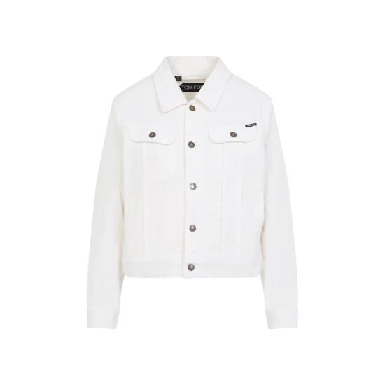 25SS 톰포드 데님 자켓 GID083 DEX235 AW017 OFF WHITE - TOMFORD