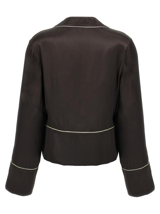 25SS 오프화이트 셔츠 OWGE028S25FAB0016G146G14 Black - OFF WHITE