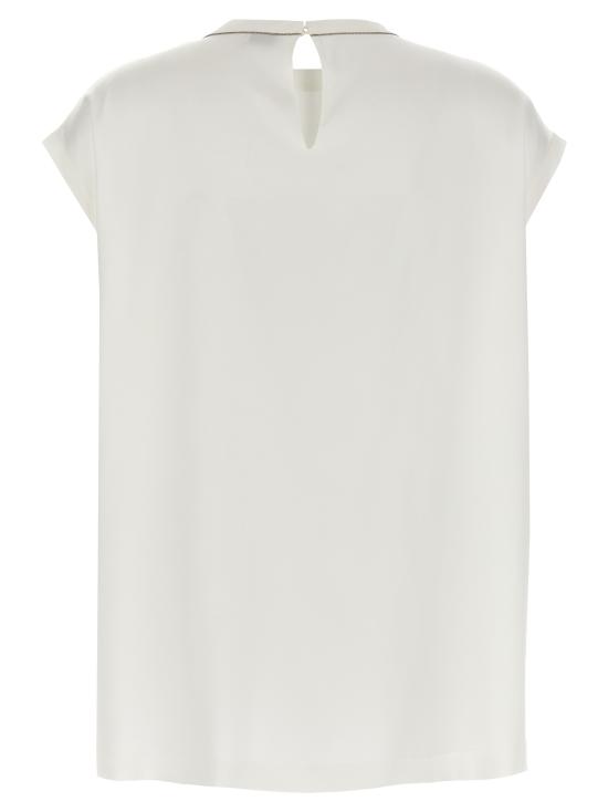 25SS 브루넬로 쿠치넬리 블라우스 M0C59EH500C600 White - BRUNELLO CUCINELLI