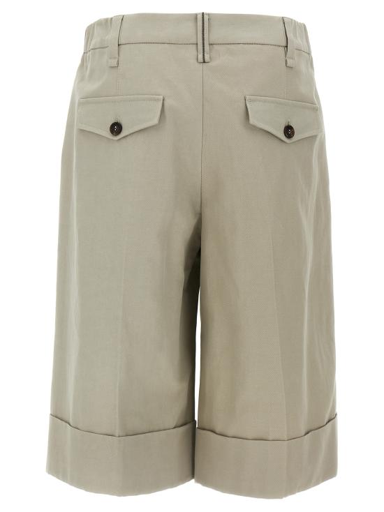 25SS 브루넬로 쿠치넬리 숏팬츠 ML145P8866C3095 Beige - BRUNELLO CUCINELLI