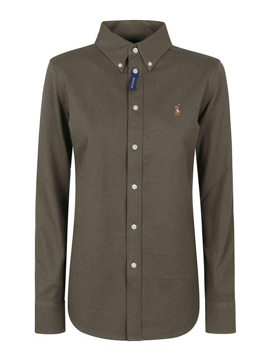 25SS 폴로 랄프로렌 셔츠 211924258014THERMAL Green