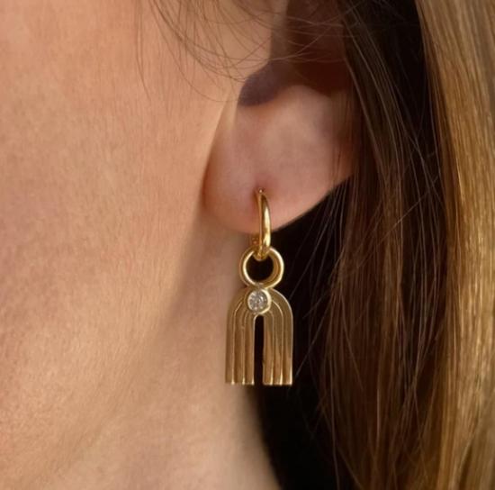  탯치 이어링 Thatch Rainbow Earring Charm 로듐 - THATCH