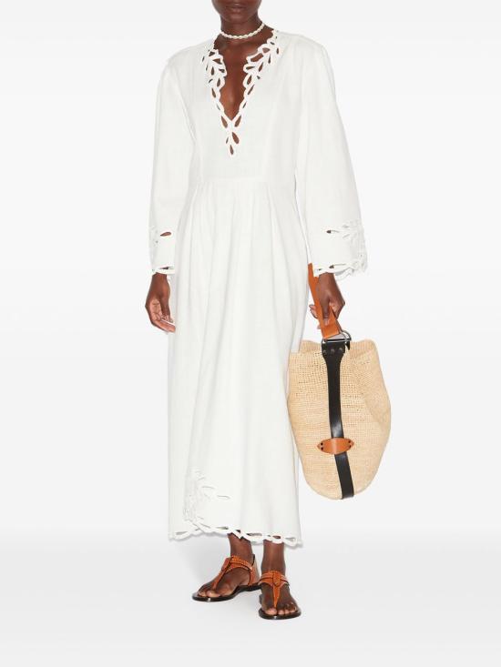 25SS 이자벨마랑 미디 원피스 25PRO0656FA C1J12E20WH - ISABEL MARANT