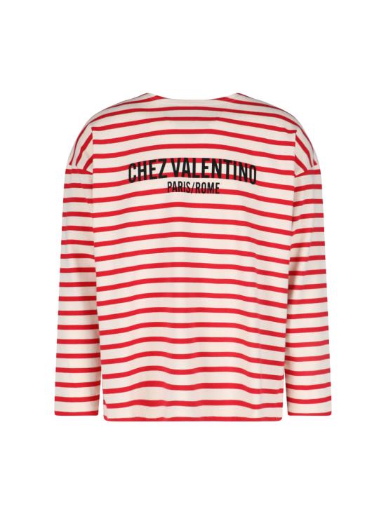 25SS 발렌티노 가라바니 긴팔 티셔츠 6V3MG16RAPV RHK Red