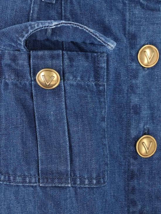 25SS 발렌티노 가라바니 미디 스커트 6B3DD18L94C 558 Blue - VALENTINO GARAVANI