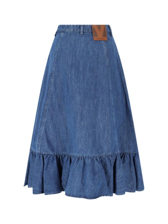 25SS 발렌티노 가라바니 미디 스커트 6B3DD18L94C 558 Blue - VALENTINO GARAVANI