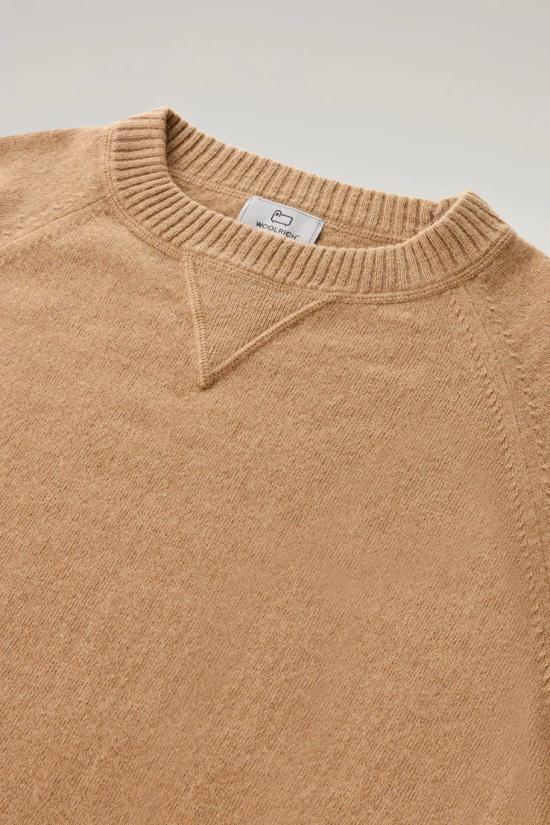  울리치 스웨터 CFWWKN0253FRUF0603 7391 Suede brown - WOOLRICH