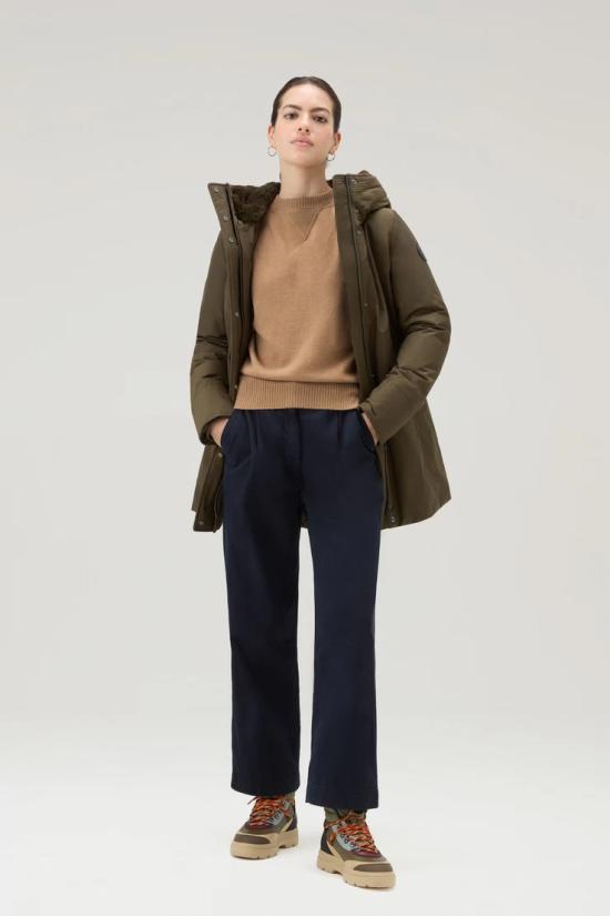  울리치 스웨터 CFWWKN0253FRUF0603 7391 Suede brown - WOOLRICH