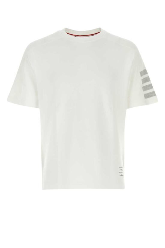 26SS 톰브라운 반팔 티셔츠 MJS246A07323100 WHITE DOM