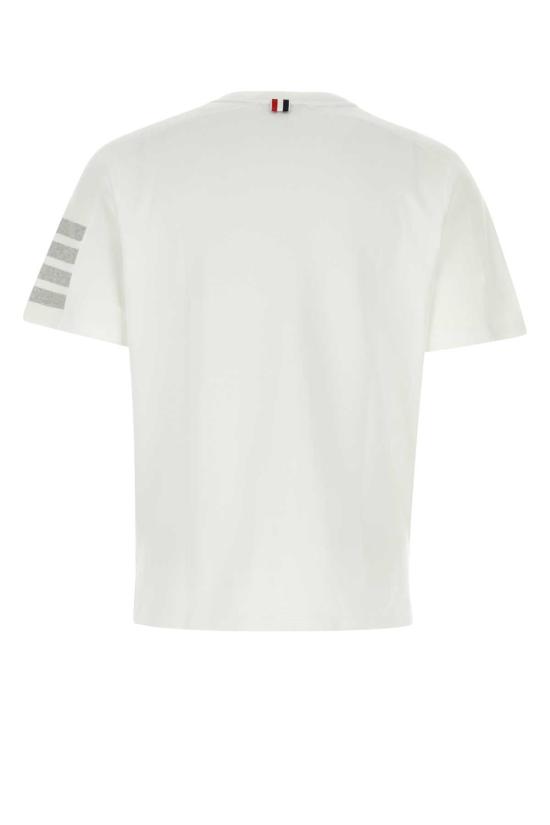 26SS 톰브라운 반팔 티셔츠 MJS246A07323100 WHITE DOM - THOM BROWNE