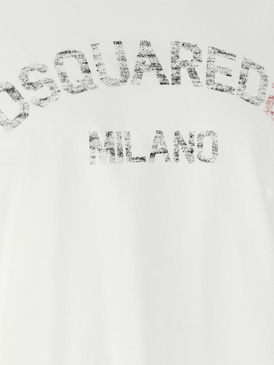 25SS 디스퀘어드2 반팔 티셔츠 S74GD1399D20020100 WHITE DOM - DSQUARED2