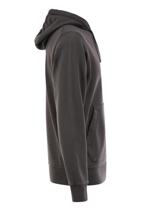 25SS 스톤 아일랜드 후드 티셔츠 K1S156100045S0051V0065 CHARCOAL DOM - STONE ISLAND