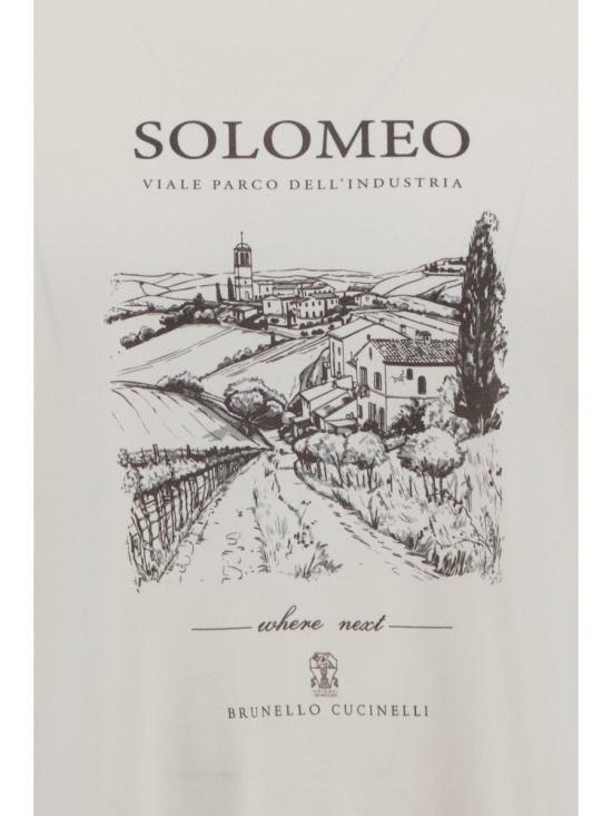 25SS 브루넬로 쿠치넬리 반팔 티셔츠 M0B138454C2832 DOM - BRUNELLO CUCINELLI