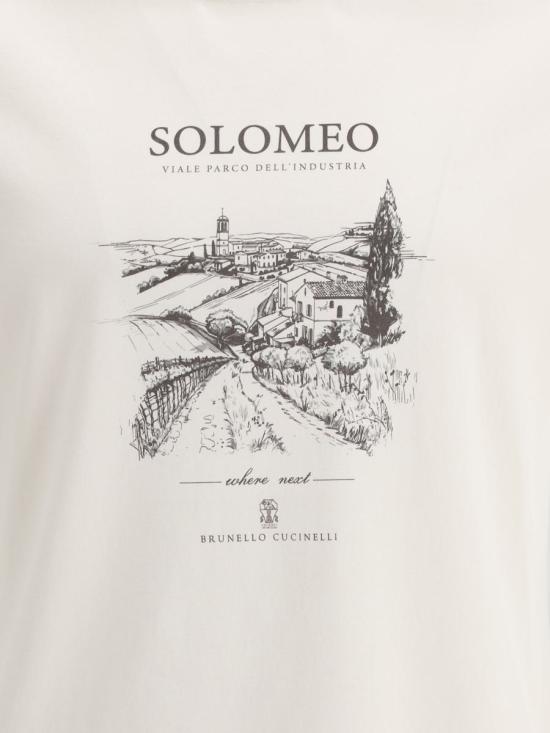 25SS 브루넬로 쿠치넬리 반팔 티셔츠 M0B138454C2832 DOM - BRUNELLO CUCINELLI