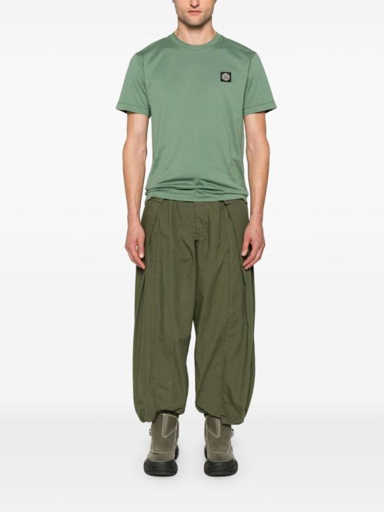 25SS 스톤 아일랜드 반팔 티셔츠 K1S152100039S0013V0055 SAGE GREEN DOM - STONE ISLAND