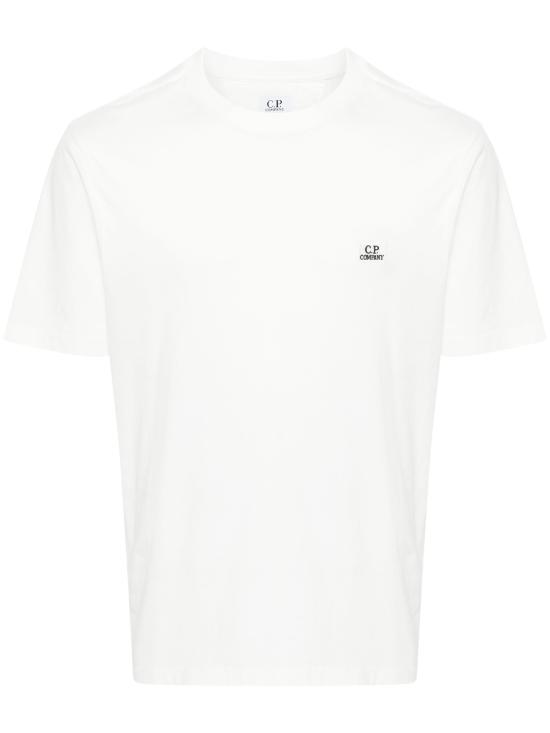 25SS 씨피 컴퍼니 반팔 티셔츠 18CMTS031A 005100W 103 GAUZE WHITE DOM