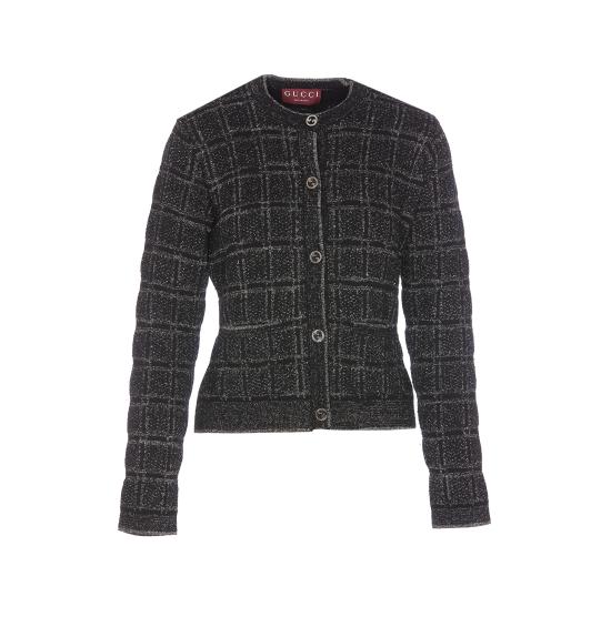 25SS 구찌 가디건 805754 XKEDI1138 Black