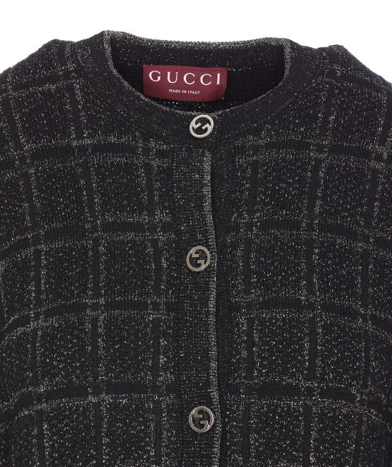 25SS 구찌 가디건 805754 XKEDI1138 Black - GUCCI