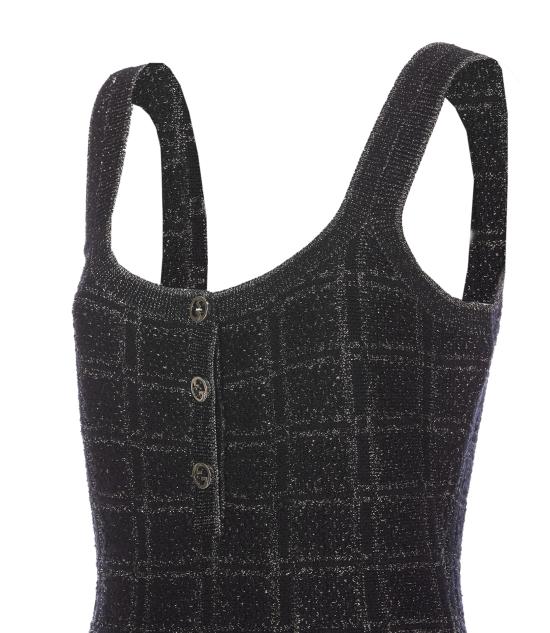 25SS 구찌 숏 원피스 812132 XKEDI1138 Black - GUCCI