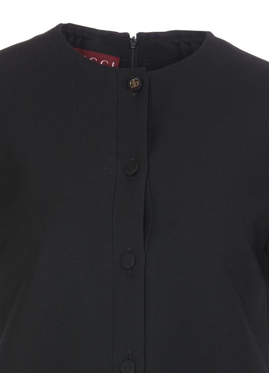 25SS 구찌 미디 원피스 813175 ZAD881000 Black - GUCCI