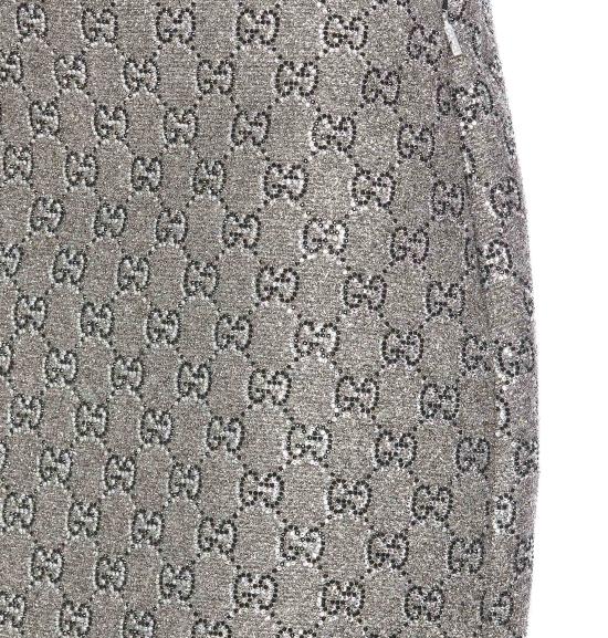 25SS 구찌 미디 스커트 808246 ZARWY1018 Grey - GUCCI