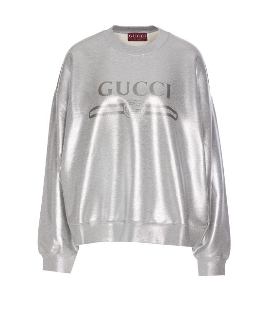 25SS 구찌 긴팔 티셔츠 813611 XJG0Z1275 Silver