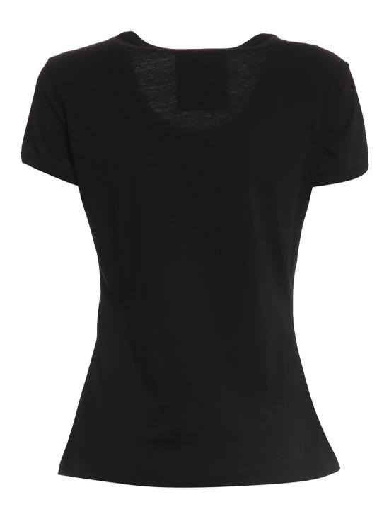  모스키노 반팔 티셔츠 070405411555 Black - MOSCHINO