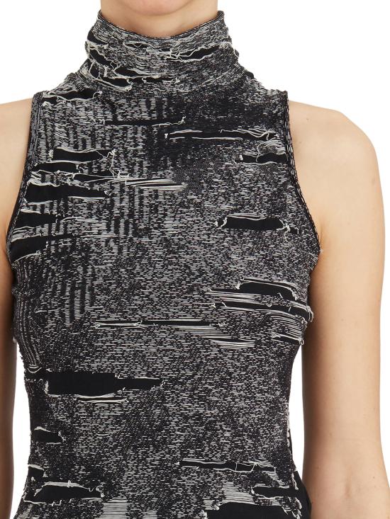 25SS 디젤 M 알마 슬리브리스 탑 LA192140AFBV900 Black - DIESEL