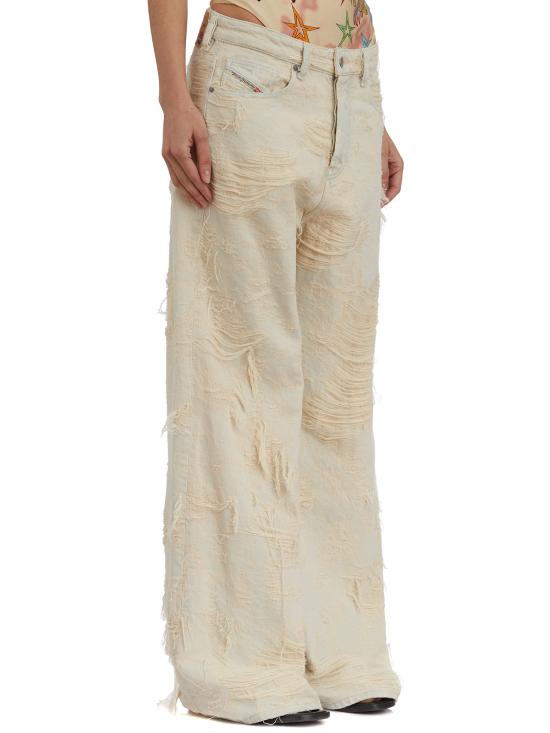 25SS 디젤 팬츠 LA1918309M4001 White - DIESEL