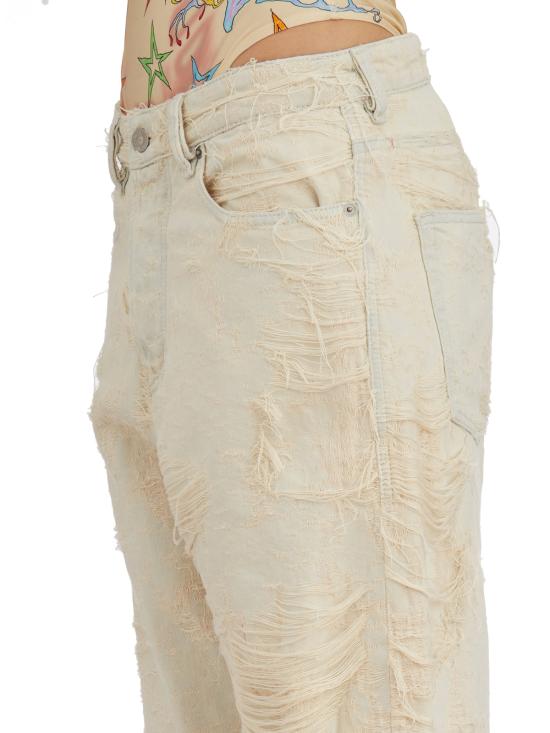 25SS 디젤 팬츠 LA1918309M4001 White - DIESEL