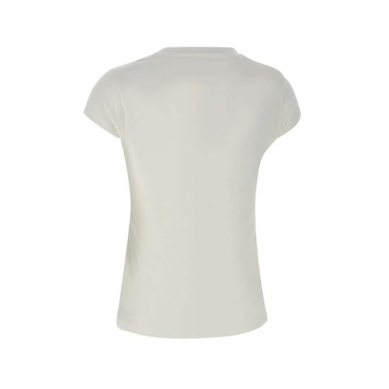 25SS 엘리자베타프랜치 반팔 티셔츠 MA00451E2 270 White - ELISABETTA FRANCHI