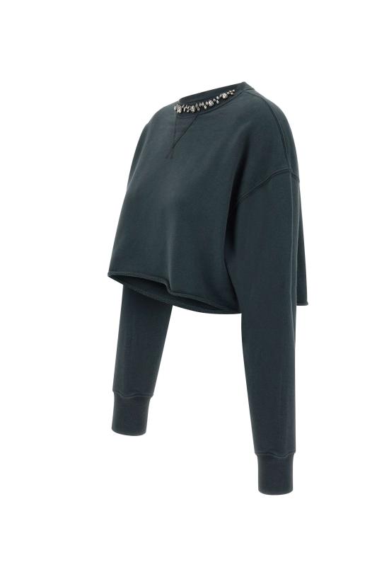 25SS 골든구스 긴팔 티셔츠 GWP02203 P00189690456 Black - GOLDEN GOOSE