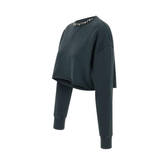 25SS 골든구스 긴팔 티셔츠 GWP02203 P00189690456 Black - GOLDEN GOOSE