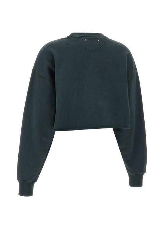 25SS 골든구스 긴팔 티셔츠 GWP02203 P00189690456 Black - GOLDEN GOOSE