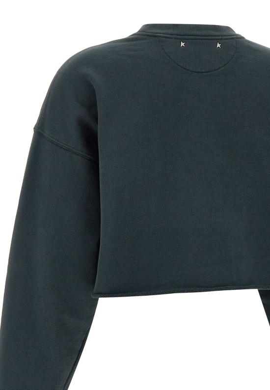 25SS 골든구스 긴팔 티셔츠 GWP02203 P00189690456 Black - GOLDEN GOOSE