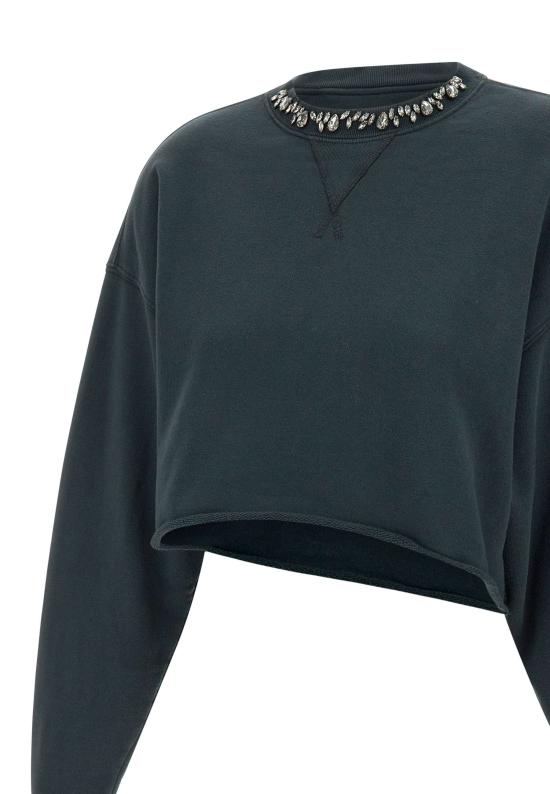 25SS 골든구스 긴팔 티셔츠 GWP02203 P00189690456 Black - GOLDEN GOOSE