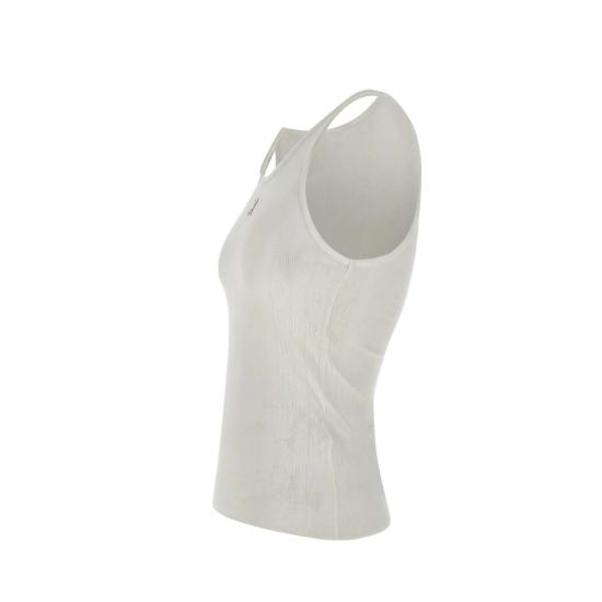 25SS 파코라반 민소매 티셔츠 25PJTE168CO0557 P100 White - PACO RABANNE