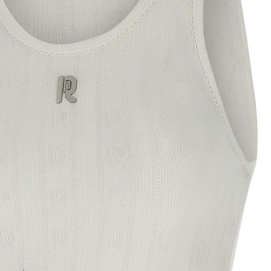 25SS 파코라반 민소매 티셔츠 25PJTE168CO0557 P100 White - PACO RABANNE