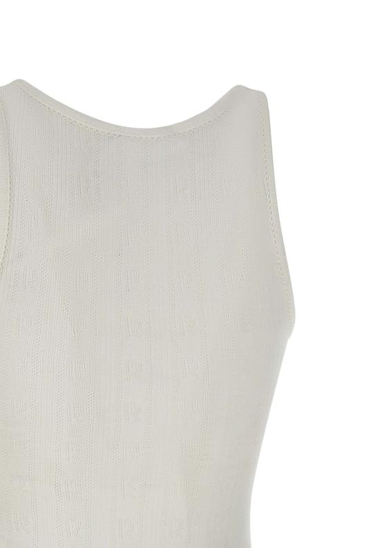 25SS 파코라반 민소매 티셔츠 25PJTE168CO0557 P100 White - PACO RABANNE