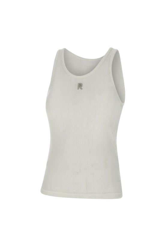 25SS 파코라반 민소매 티셔츠 25PJTE168CO0557 P100 White