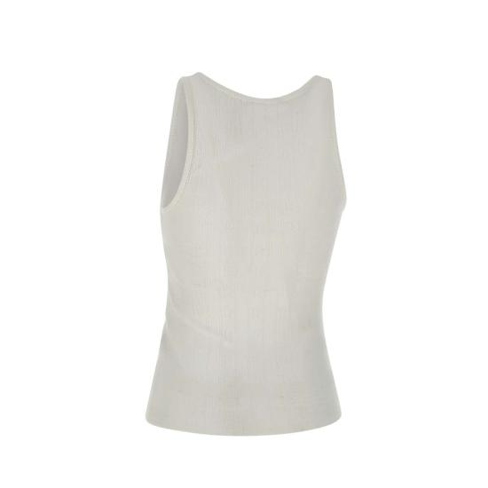 25SS 파코라반 민소매 티셔츠 25PJTE168CO0557 P100 White - PACO RABANNE