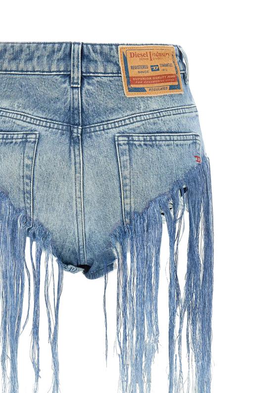 25SS 디젤 숏팬츠 A18145 0CMBM01 Blue - DIESEL