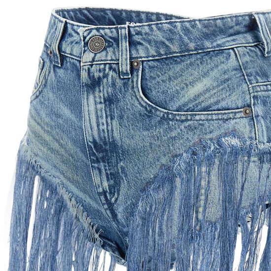 25SS 디젤 숏팬츠 A18145 0CMBM01 Blue - DIESEL