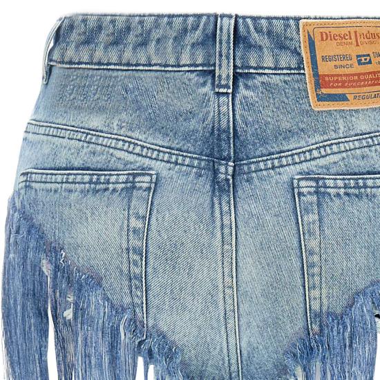 25SS 디젤 숏팬츠 A18145 0CMBM01 Blue - DIESEL