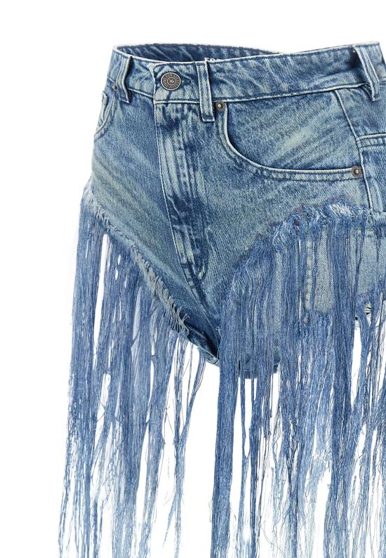 25SS 디젤 숏팬츠 A18145 0CMBM01 Blue - DIESEL