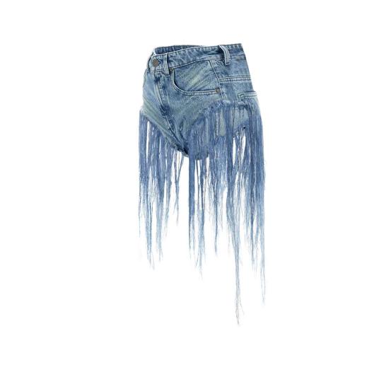 25SS 디젤 숏팬츠 A18145 0CMBM01 Blue - DIESEL