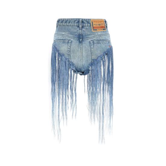 25SS 디젤 숏팬츠 A18145 0CMBM01 Blue - DIESEL